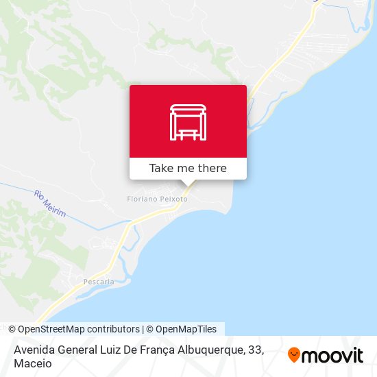 Avenida General Luiz De França Albuquerque, 33 map
