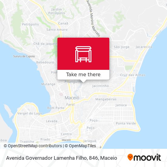 Mapa Avenida Governador Lamenha Filho, 846