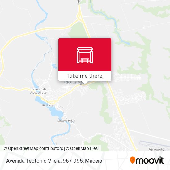 Avenida Teotônio Viléla, 967-995 map