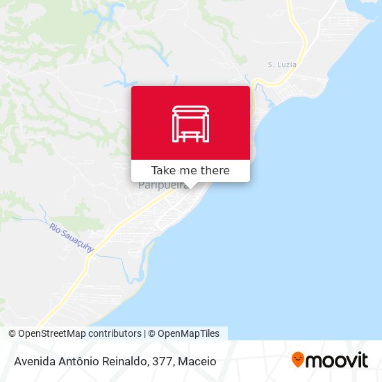 Mapa Avenida Antônio Reinaldo, 377