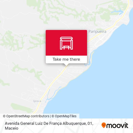 Avenida General Luiz De França Albuquerque, 01 map