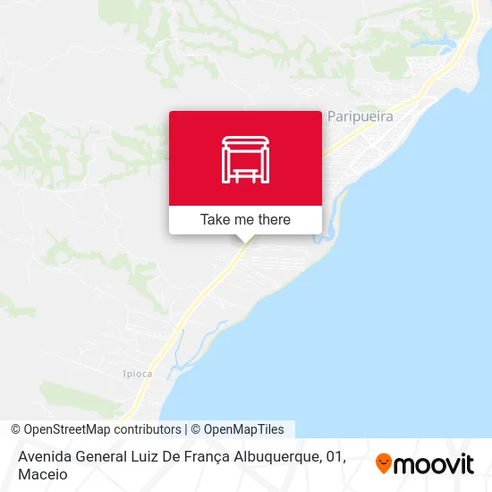 Avenida General Luiz De França Albuquerque, 01 map