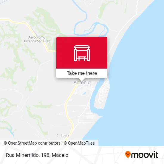 Rua Minerrildo, 198 map