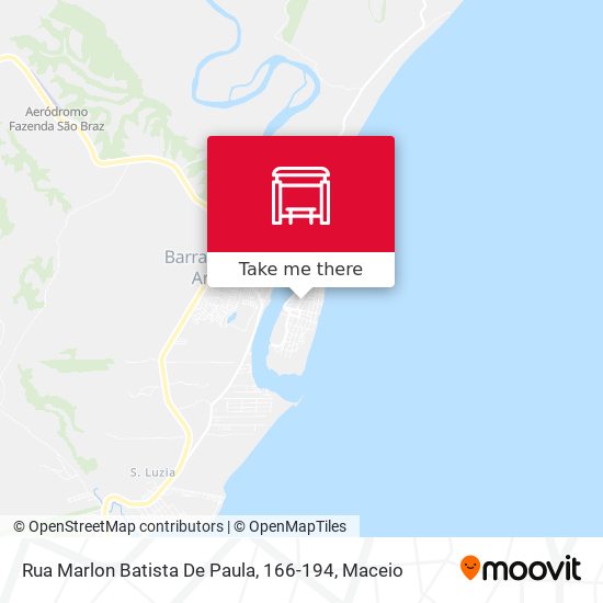 Mapa Rua Marlon Batista De Paula, 166-194