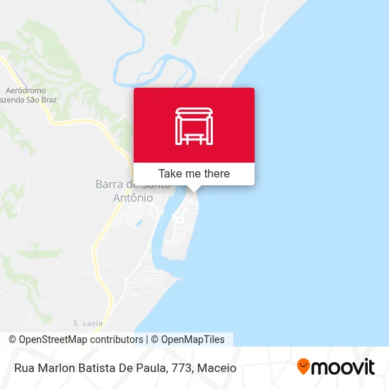 Rua Marlon Batista De Paula, 773 map