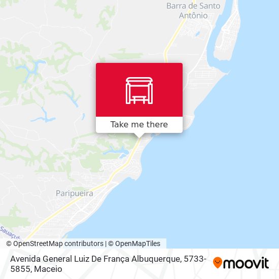 Avenida General Luiz De França Albuquerque, 5733-5855 map