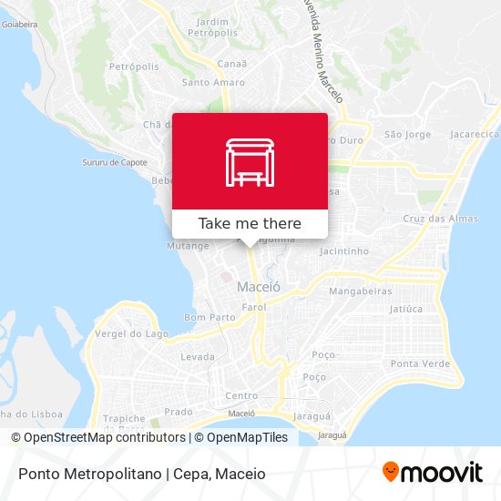 Mapa Ponto Metropolitano | Cepa