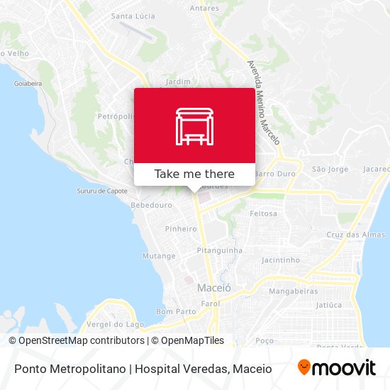 Ponto Metropolitano | Hospital Veredas map
