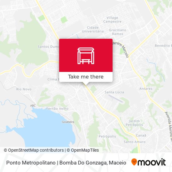 Ponto Metropolitano | Bomba Do Gonzaga map