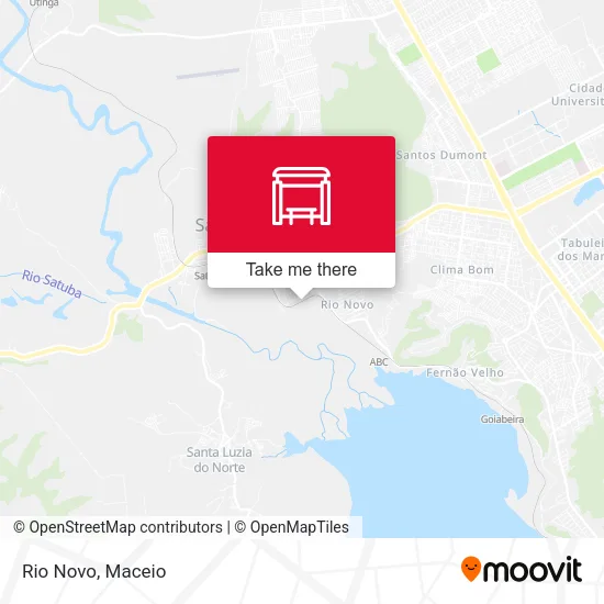 Rio Novo map