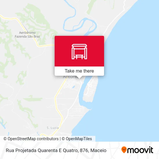 Rua Projetada Quarenta E Quatro, 876 map