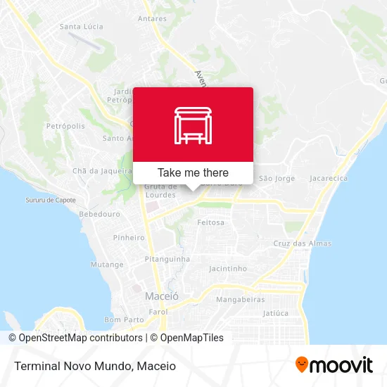 Terminal Novo Mundo map