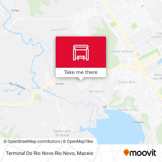 Terminal Do Rio Novo Rio Novo map