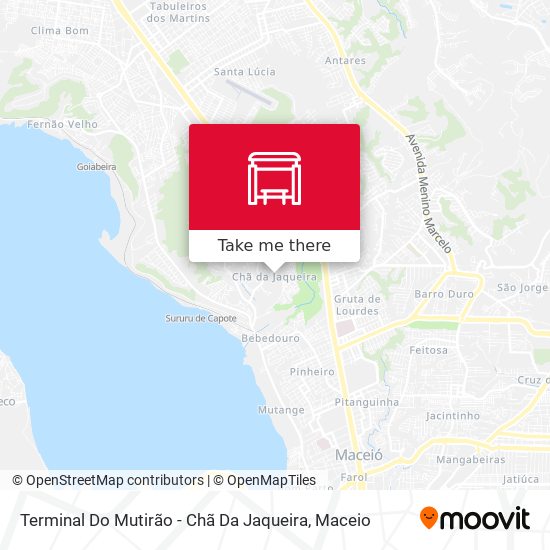 Terminal Do Mutirão - Chã Da Jaqueira map