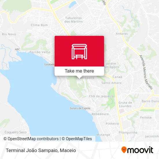 Terminal João Sampaio map