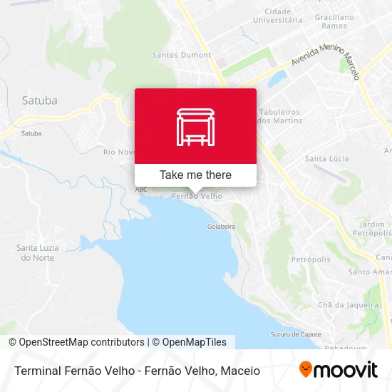 Terminal Fernão Velho - Fernão Velho map