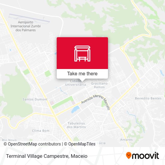 Terminal Village Campestre map
