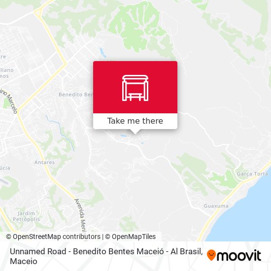 Unnamed Road - Benedito Bentes Maceió - Al Brasil map