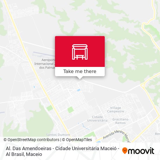 Al. Das Amendoeiras - Cidade Universitária Maceió - Al Brasil map