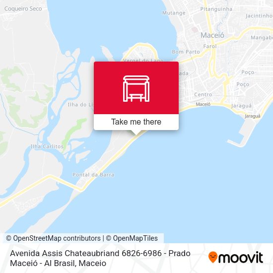 Avenida Assis Chateaubriand 6826-6986 - Prado Maceió - Al Brasil map