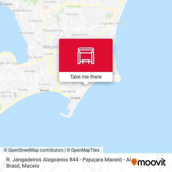 R. Jangadeiros Alagoanos 844 - Pajuçara Maceió - Al Brasil map