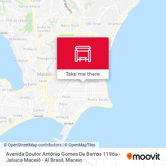 Avenida Doutor Antônio Gomes De Barros 1196a - Jatiúca Maceió - Al Brasil map