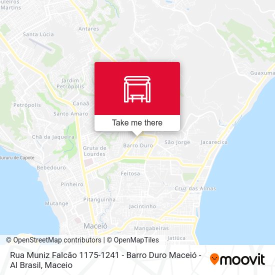 Rua Muniz Falcão 1175-1241 - Barro Duro Maceió - Al Brasil map