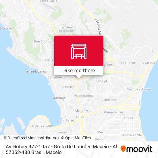 Mapa Av. Rotary 977-1057 - Gruta De Lourdes Maceió - Al 57052-480 Brasil