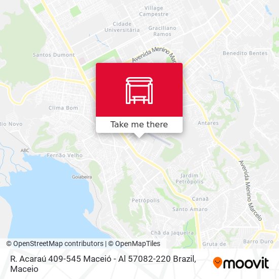 R. Acaraú 409-545 Maceió - Al 57082-220 Brazil map