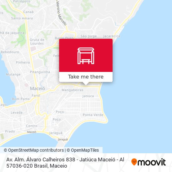 Mapa Av. Alm. Álvaro Calheiros 838 - Jatiúca Maceió - Al 57036-020 Brasil