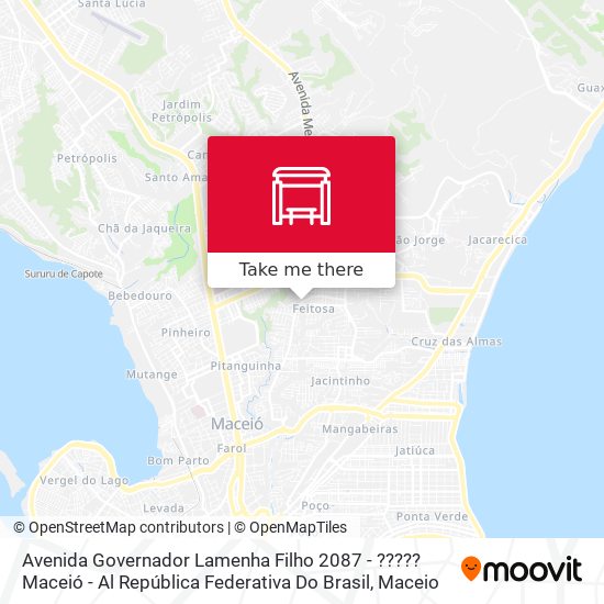 Avenida Governador Lamenha Filho 2087 - ????? Maceió - Al República Federativa Do Brasil map