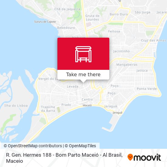 R. Gen. Hermes 188 - Bom Parto Maceió - Al Brasil map