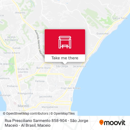 Rua Presciliano Sarmento 858-904 - São Jorge Maceió - Al Brasil map