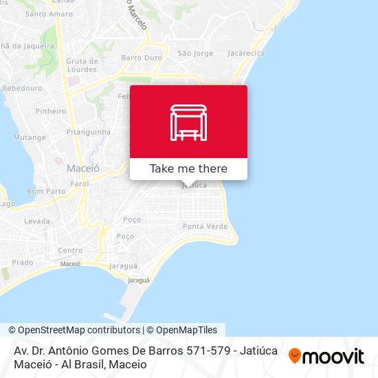 Mapa Av. Dr. Antônio Gomes De Barros 571-579 - Jatiúca Maceió - Al Brasil