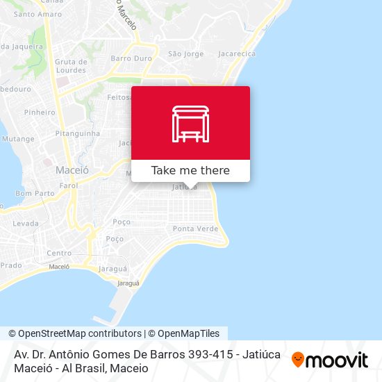 Mapa Av. Dr. Antônio Gomes De Barros 393-415 - Jatiúca Maceió - Al Brasil