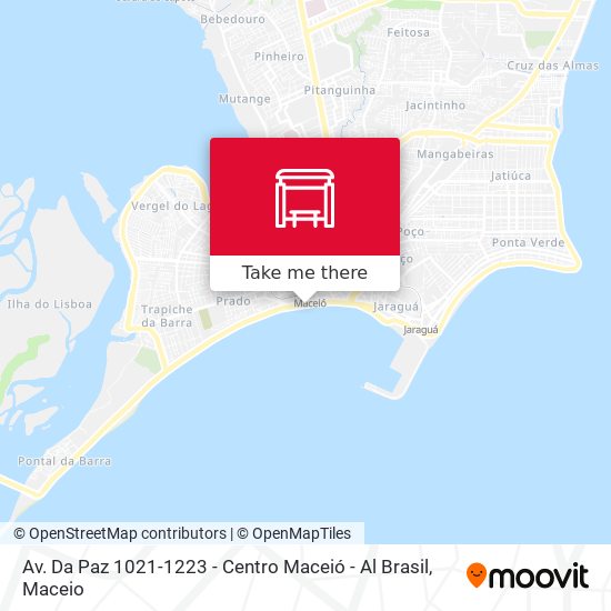 Av. Da Paz 1021-1223 - Centro Maceió - Al Brasil map