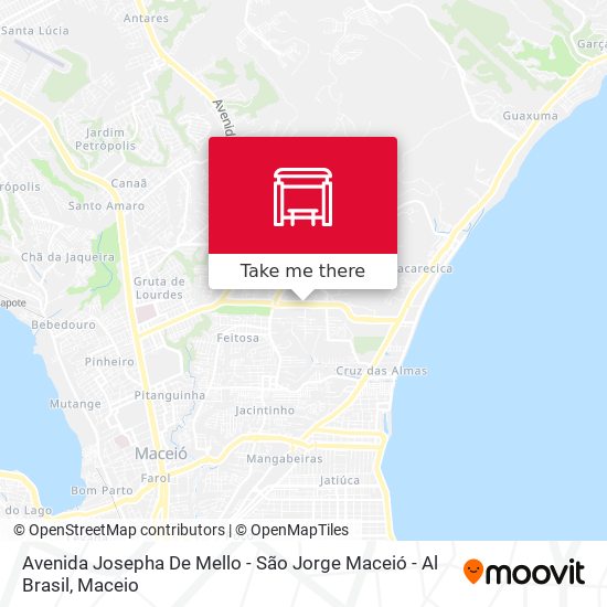 Avenida Josepha De Mello - São Jorge Maceió - Al Brasil map