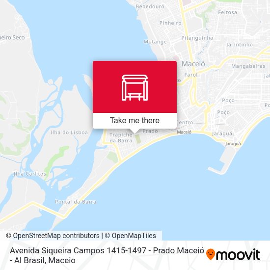 Avenida Siqueira Campos 1415-1497 - Prado Maceió - Al Brasil map