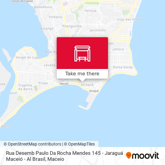 Rua Desemb Paulo Da Rocha Mendes 145 - Jaraguá Maceió - Al Brasil map