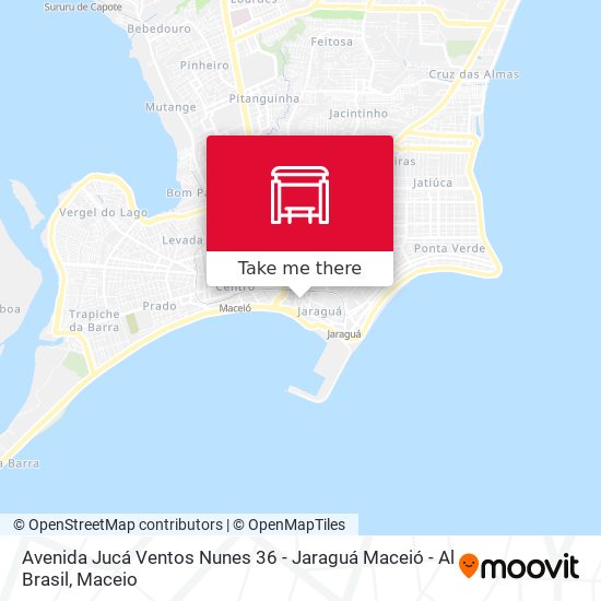 Avenida Jucá Ventos Nunes 36 - Jaraguá Maceió - Al Brasil map