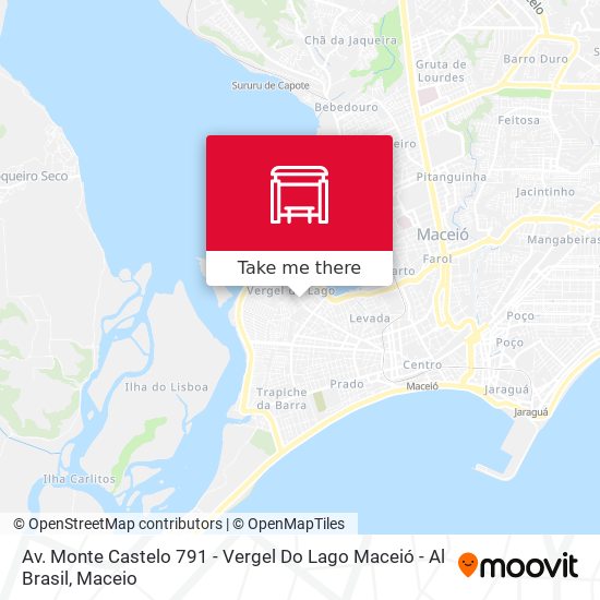 Av. Monte Castelo 791 - Vergel Do Lago Maceió - Al Brasil map