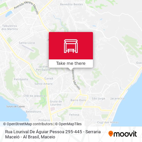 Rua Lourival De Águiar Pessoa 295-445 - Serraria Maceió - Al Brasil map