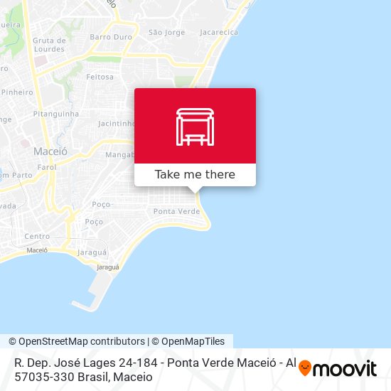 Mapa R. Dep. José Lages 24-184 - Ponta Verde Maceió - Al 57035-330 Brasil