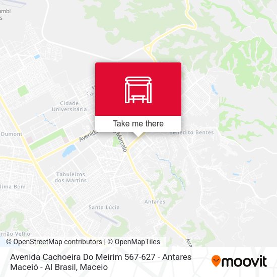 Avenida Cachoeira Do Meirim 567-627 - Antares Maceió - Al Brasil map