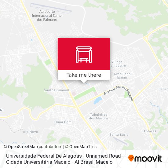 Universidade Federal De Alagoas - Unnamed Road - Cidade Universitária Maceió - Al Brasil map