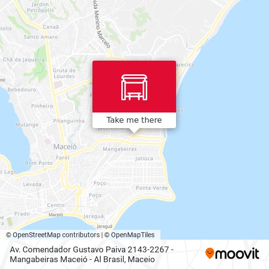 Av. Comendador Gustavo Paiva 2143-2267 - Mangabeiras Maceió - Al Brasil map