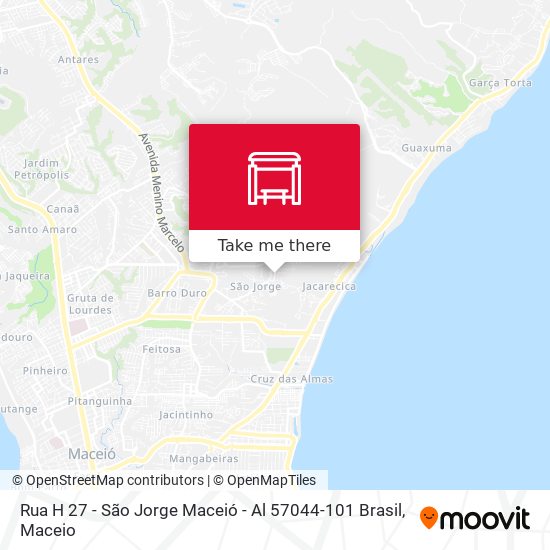 Rua H 27 - São Jorge Maceió - Al 57044-101 Brasil map