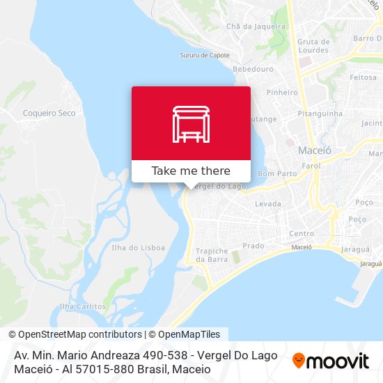 Av. Min. Mario Andreaza 490-538 - Vergel Do Lago Maceió - Al 57015-880 Brasil map