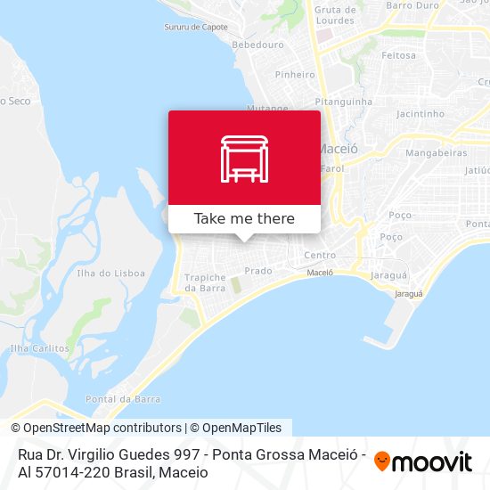 Rua Dr. Virgilio Guedes 997 - Ponta Grossa Maceió - Al 57014-220 Brasil map