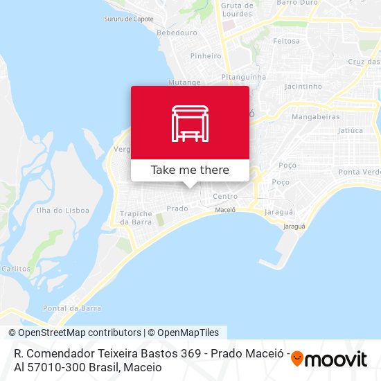 Mapa R. Comendador Teixeira Bastos 369 - Prado Maceió - Al 57010-300 Brasil